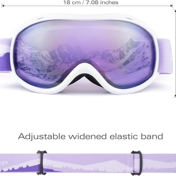 Anti-fog snow goggles UV protection